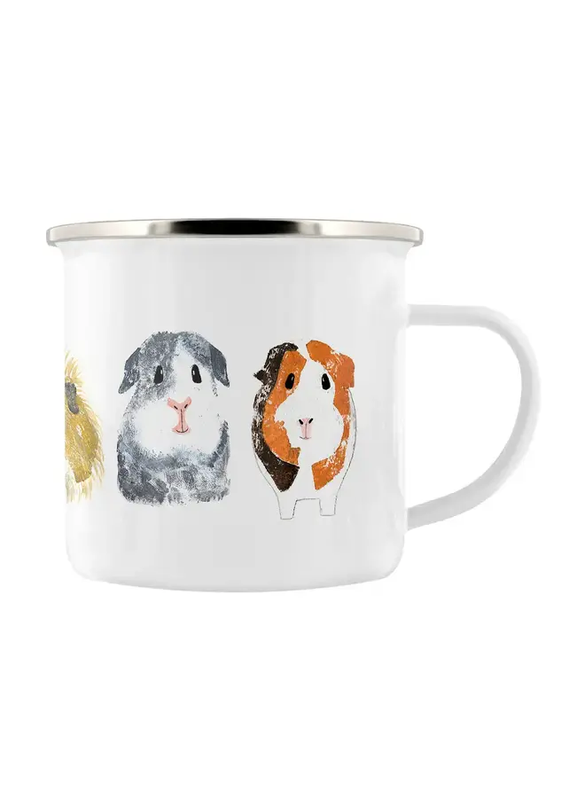 Guinea Pigs  Enamel Graphics Mug