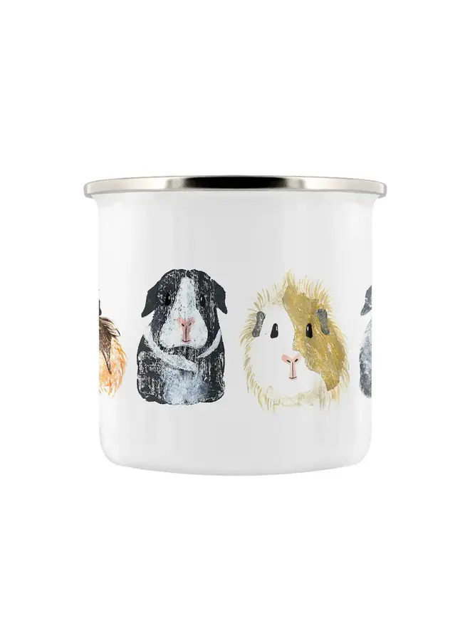 Guinea Pigs  Enamel Graphics Mug