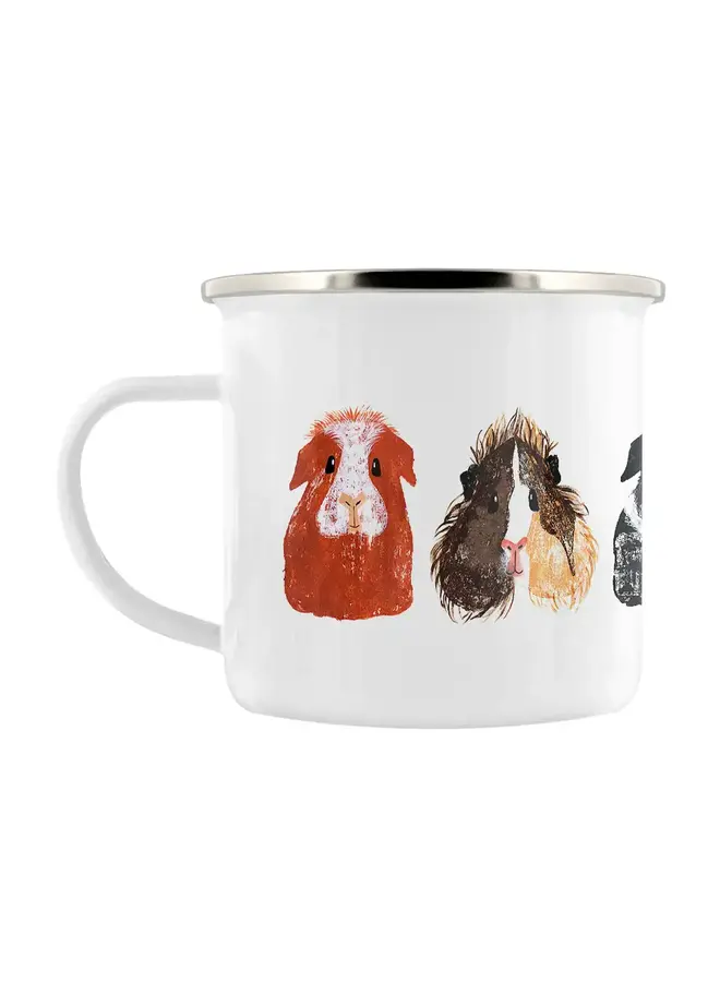 Guinea Pigs  Enamel Graphics Mug