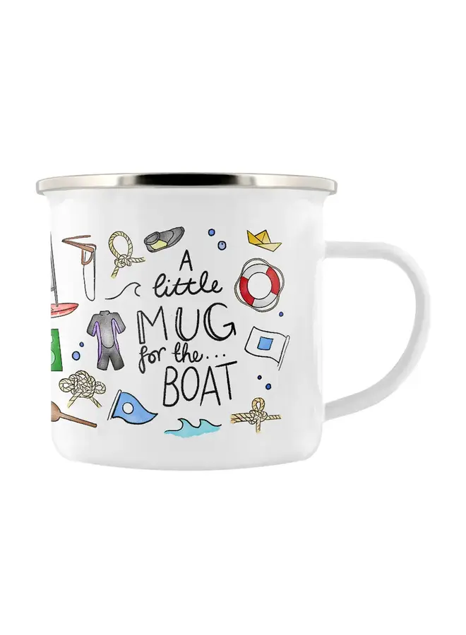 Boats  Enamel Graphics Mug