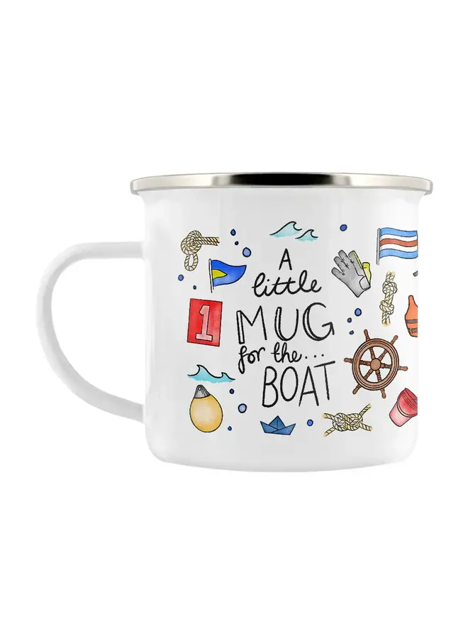 Boats  Enamel Graphics Mug