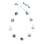 Necklace Pearl Hearts links - 0.11