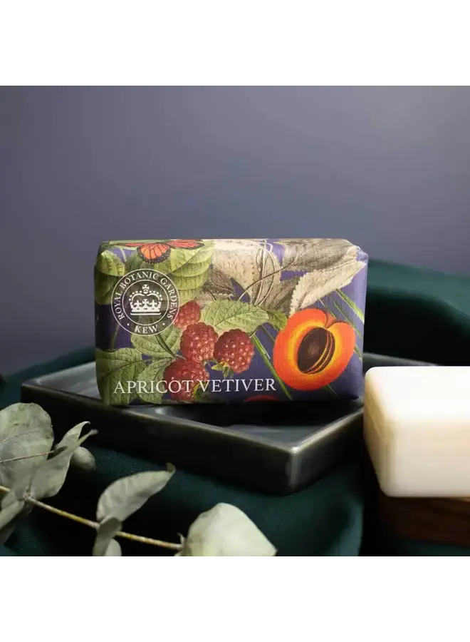Kew Gardens Apricot Vetiver 240gm Soap