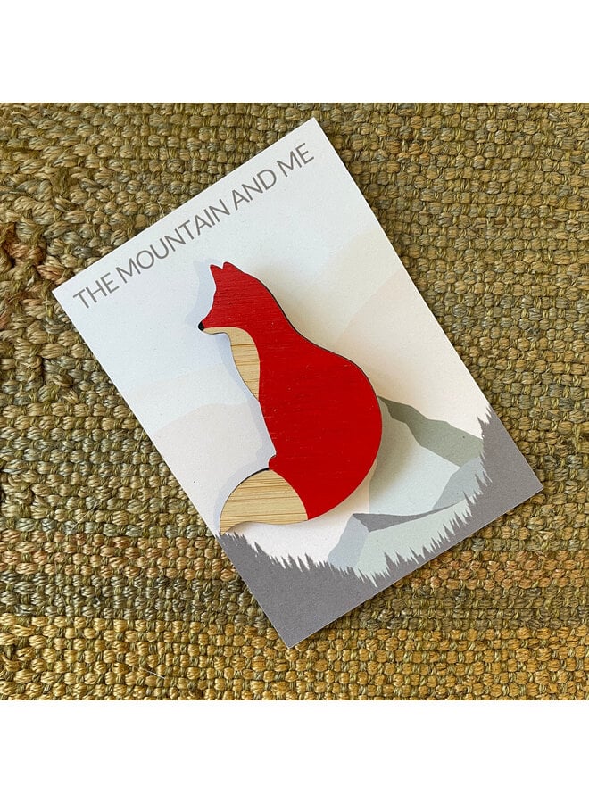 Fox Big Bamboo Brooch 60