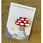 Broche en bambou géant en forme de champignon 63