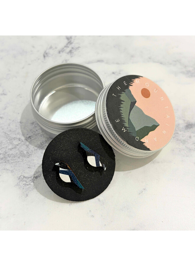 Pendientes pequeños de bambú Magpie 40