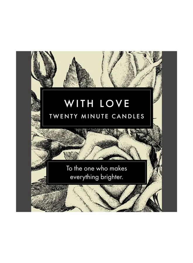 With Love - Botanical Little Box of Beeswax Candles 47