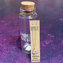 Flowers on  Silver  Necklace  in a Bottle 47