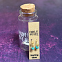 Turquoise Tiny Gold Hoop Stud in a Bottle 36