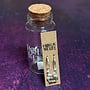 Snake Tiny Silver Hoop Stud in a Bottle 35