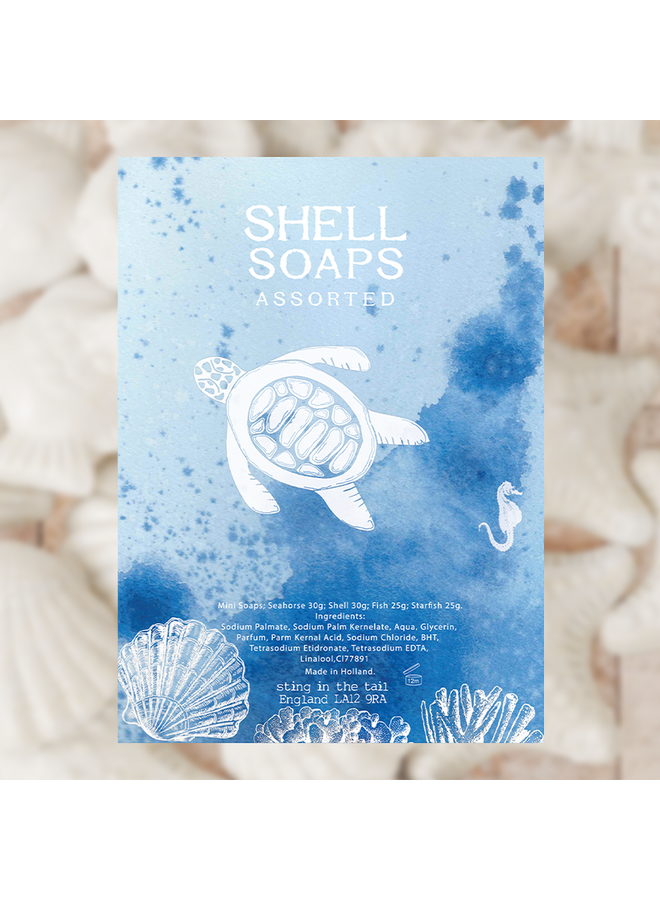 Shell & Fish Soaps, Assorted Mini (singles) 27