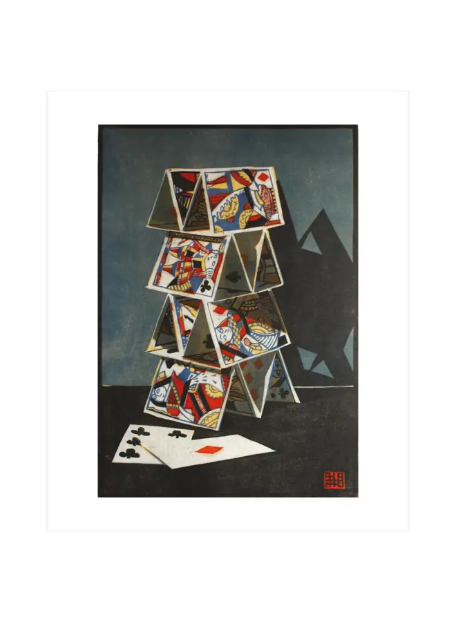 The House of Cards card by Steven Hubbard
