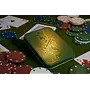 Playing Cards in a  Tin  - Green  & Gold  24