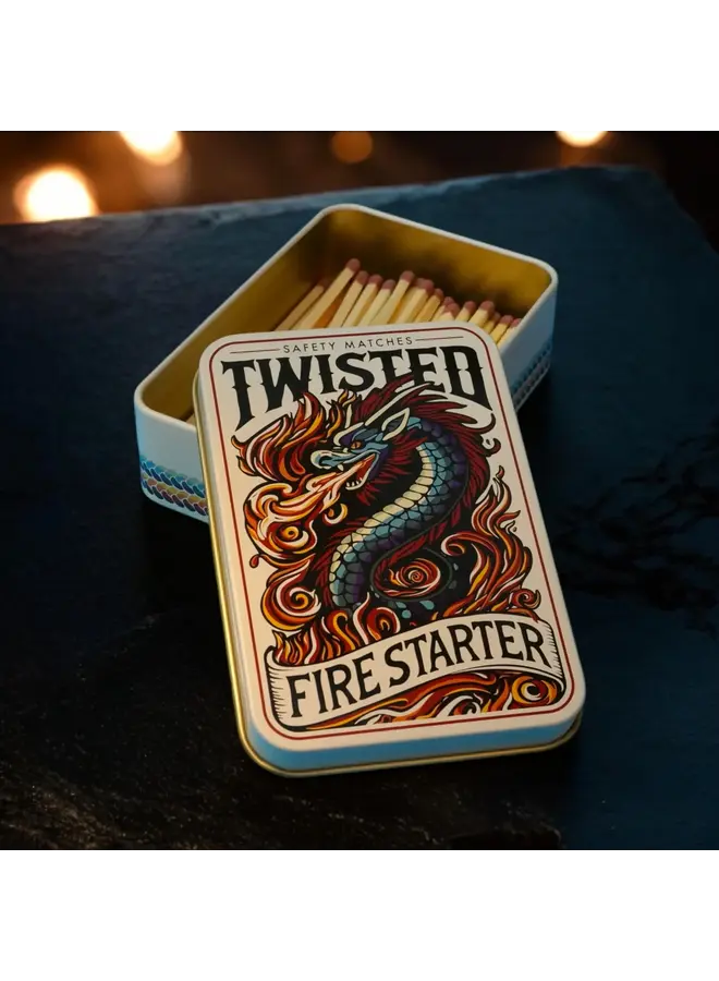 Long Match Tin - Twisted Fire starter