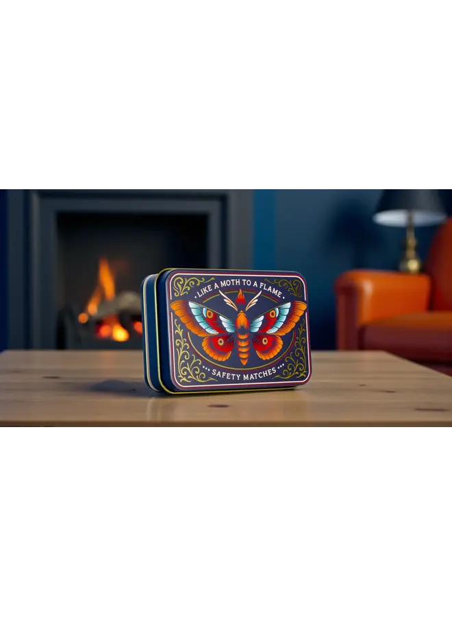 Long Match Tin - Like a Moth to a Flame 02