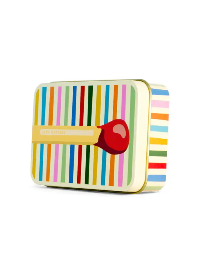 Long Match Tin - Multi Stripe 06