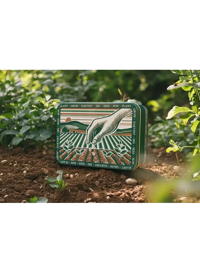 Seed Storage Tin 'Grow' 27