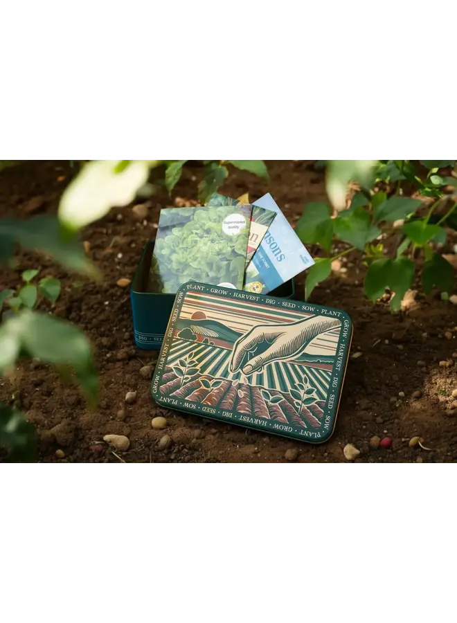 Seed Storage Tin 'Grow' 27