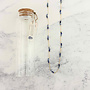 Lapis & Cats Eye  18ct Gold  Necklace 17