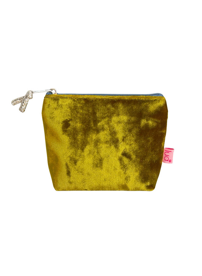 Chartelle Mini Velvet Zip Coin Purse 162