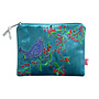 Blackbird and Berries  Embroidered Velvet  Purse 168