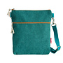 Teal  Corduroy Cross Body Purse  187