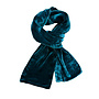 Dark Turquoise Plain Velvet Scarf 198