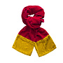 Two Tone Velvet Scarf -  Cerise and Gold 202