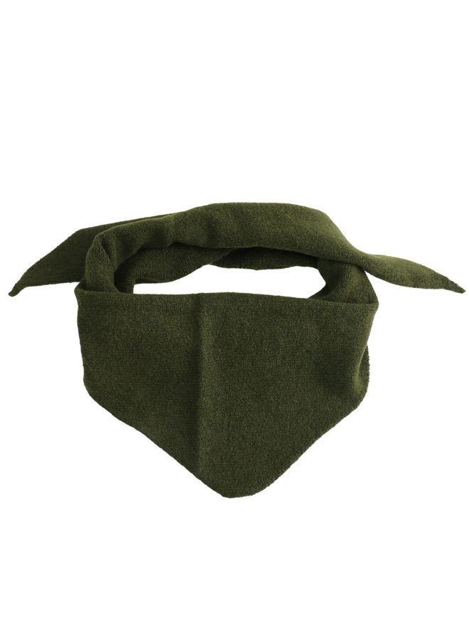 Triangle Scarf Olive 206