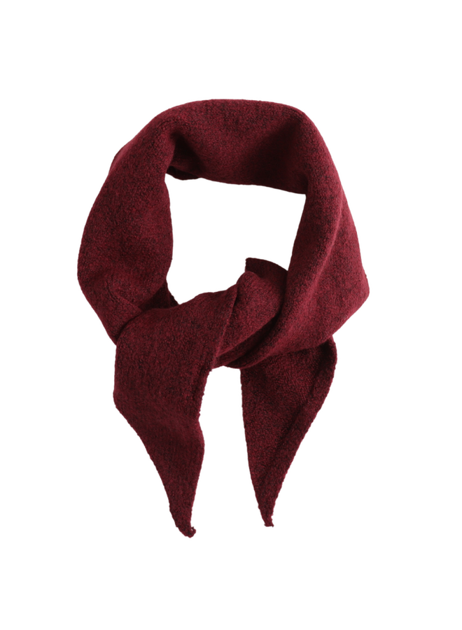 Triangle Scarf Dark Red  208