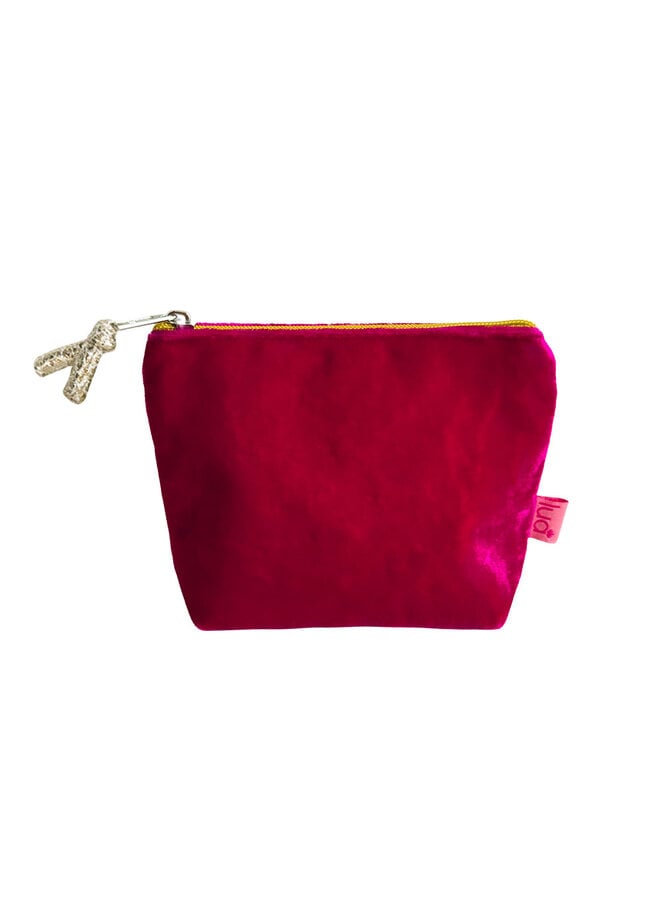 Cerise  Mini Velvet Zip  Coin Purse 160