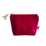 Cerise  Mini Velvet Zip  Coin Purse 160