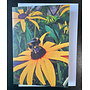 Bees on Yellow Flowers  Photo Art by Sue Wardell