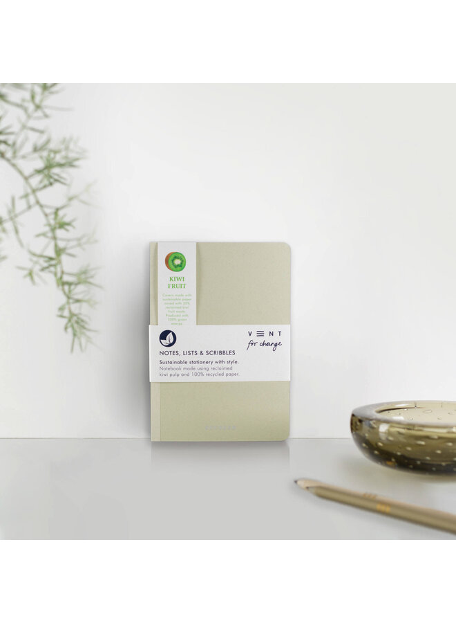 Kiwi Fruit Recycled A6 Notebook 22