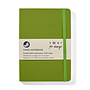 Green Make A Mark Recycled Leather A5 Notebook 24