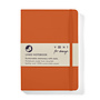 Orange Make A Mark Recycled Leather A5 Notebook 23