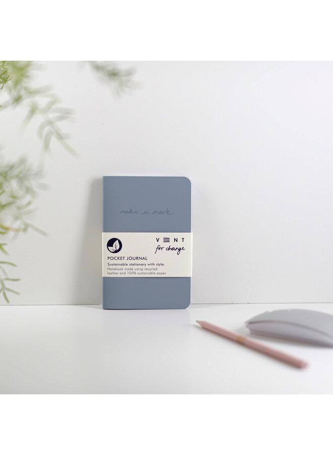 Dusty Blue Make A Mark A6 Pocket Journal