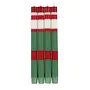 Stripped Festive Candles Red / Green / White