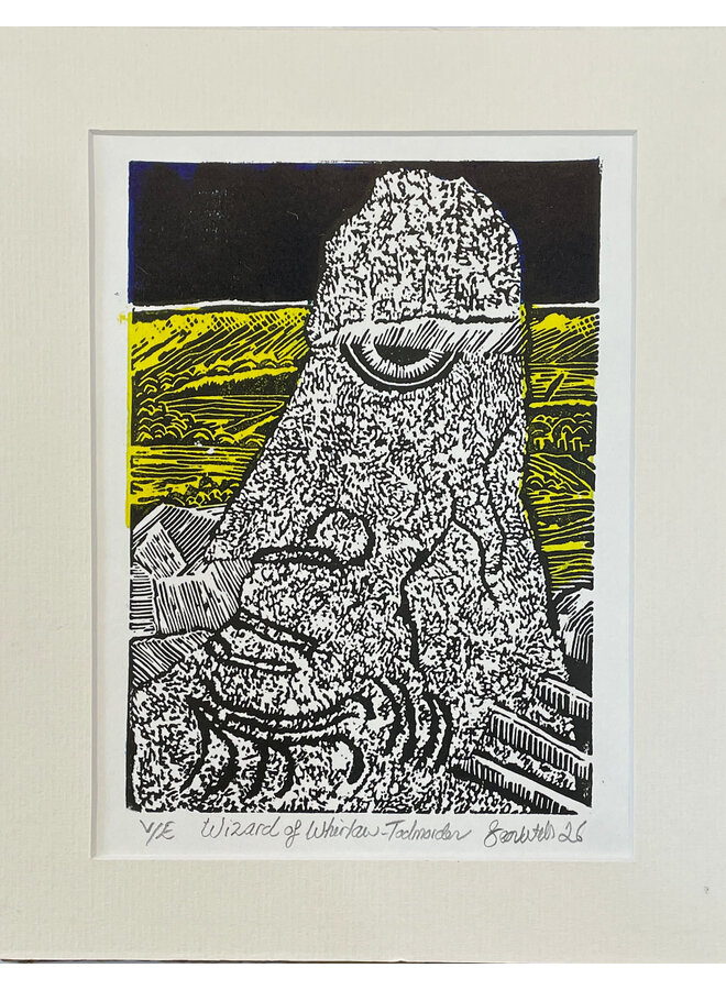 The Wizard of Whirlaw - Calderdale Lino print 16
