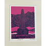 Stoodley Pike Linolschnitt Rosa 19