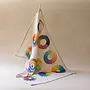 Colour Wheel  Organic Cotton Tea Towel