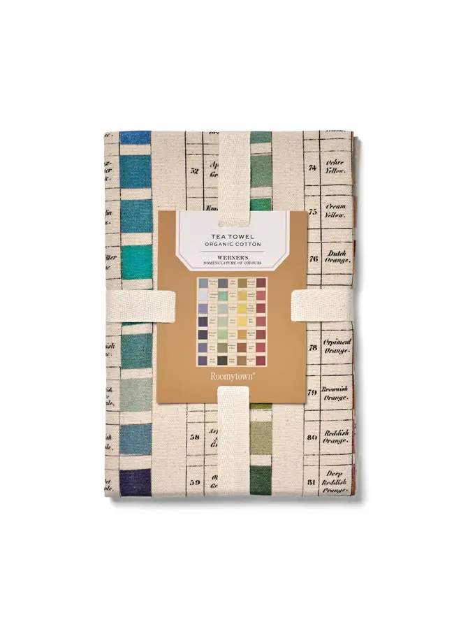 Nomenclature of  Colours Organic Cotton Tea Towel
