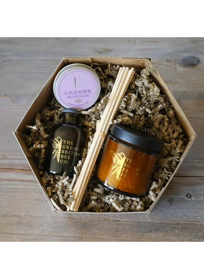 Well-Being Gift Set Balm, Reed Diffuser & Candle