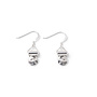 Copy of Blue Mix Glass Half Pennies Earrings