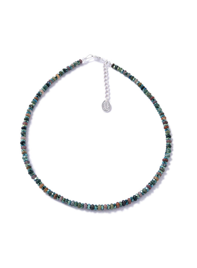 Copy of Seagreen Sparkle Agate Links Necklace