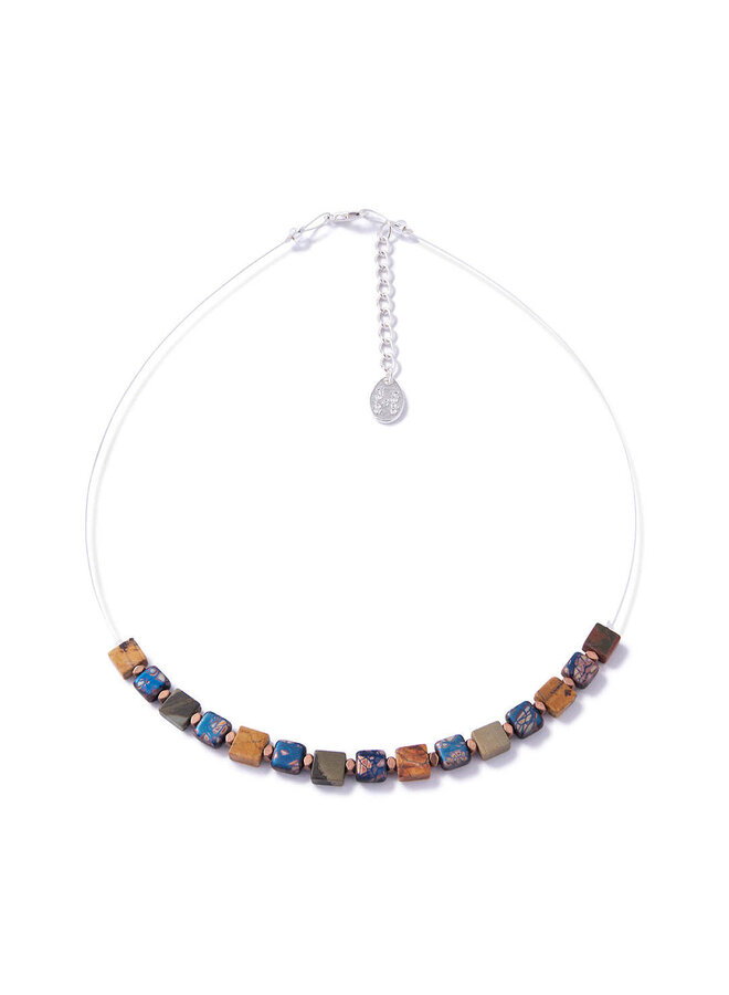 Copy of Jasper Pebbles Links Necklace