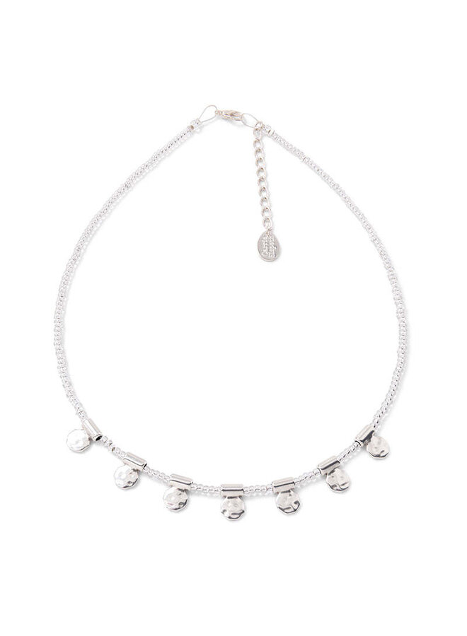 Inca Silver String Necklace