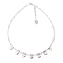 Copy of Jet Glass & Crystal Links Necklace
