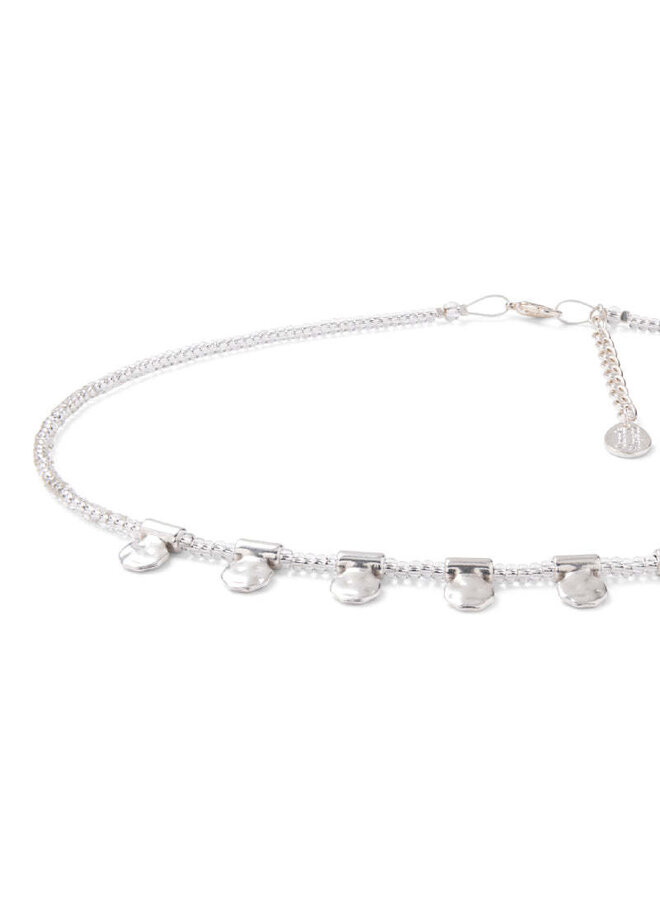 Inca Silver String Necklace