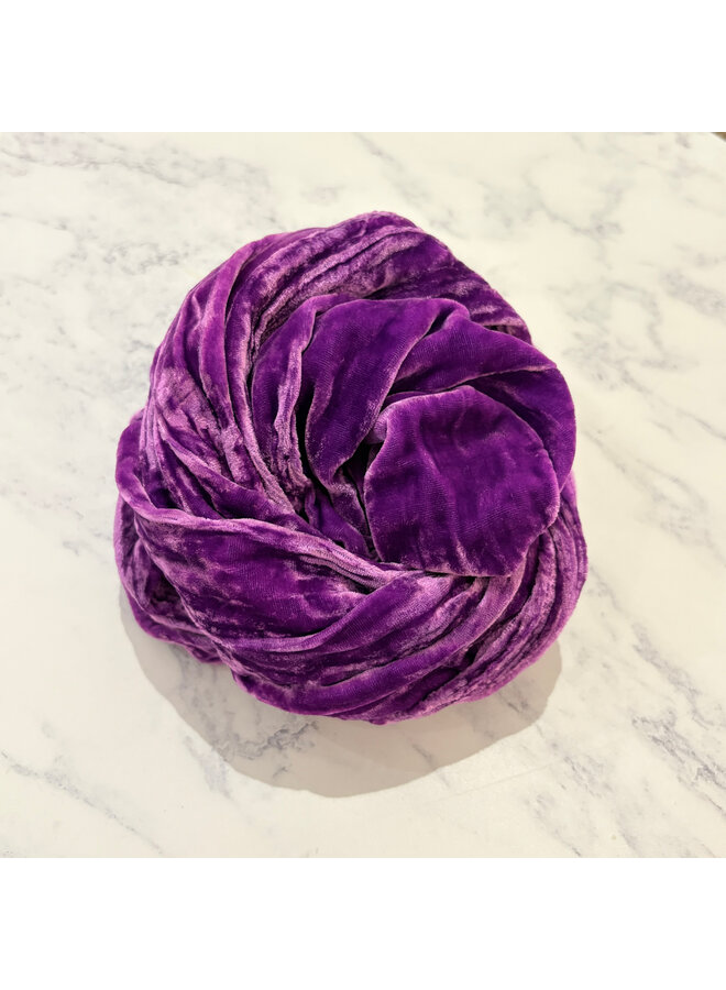 Foulard Double Velours Lavande 084
